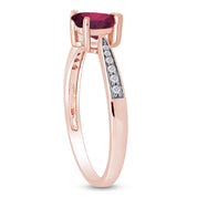 Solitaire Heart Promise Ring for Women