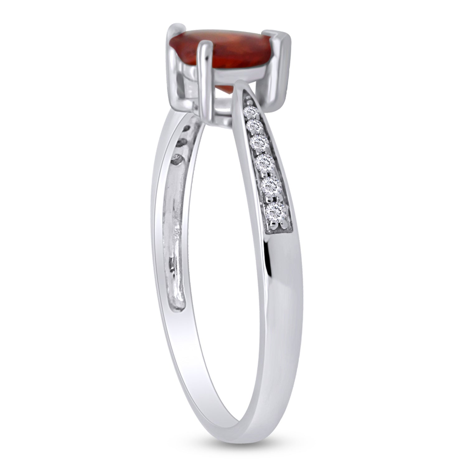 Solitaire Heart Promise Ring for Women