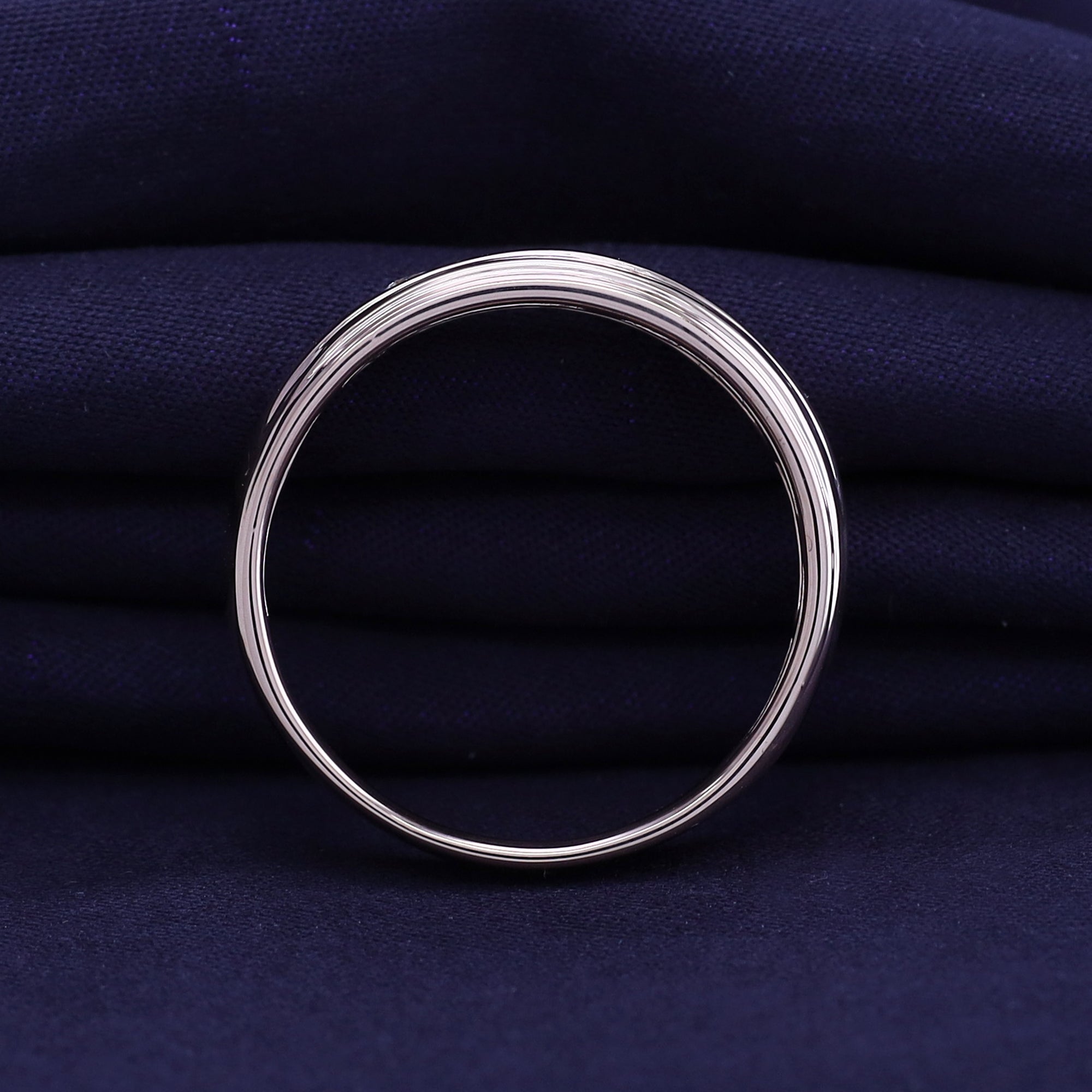 Round Lab Grown Diamond Channel Set 7-Stone Wedding Anniversary Band Ring