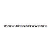 Multi-Shape Two Tone Choker Tennis Necklaces Lab Created Moissanite