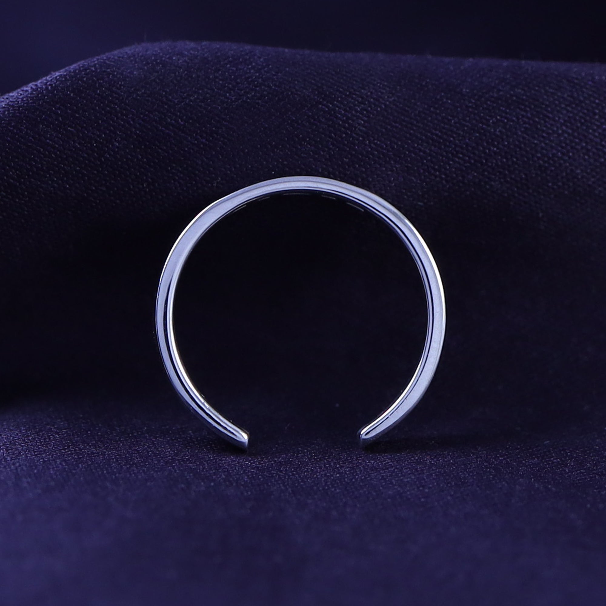 Natural Diamond Accent Adjustable Toe Ring for Women