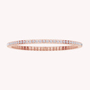 Lab Created Moissanite Stretchable Tennis Bracelet