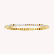 Lab Created Moissanite Stretchable Tennis Bracelet
