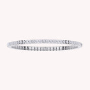Lab Created Moissanite Stretchable Tennis Bracelet
