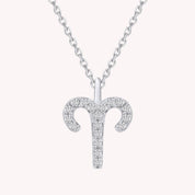 Zodiac Sign's Moissanite Diamond Necklace