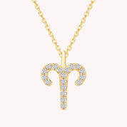 Zodiac Sign's Moissanite Diamond Necklace