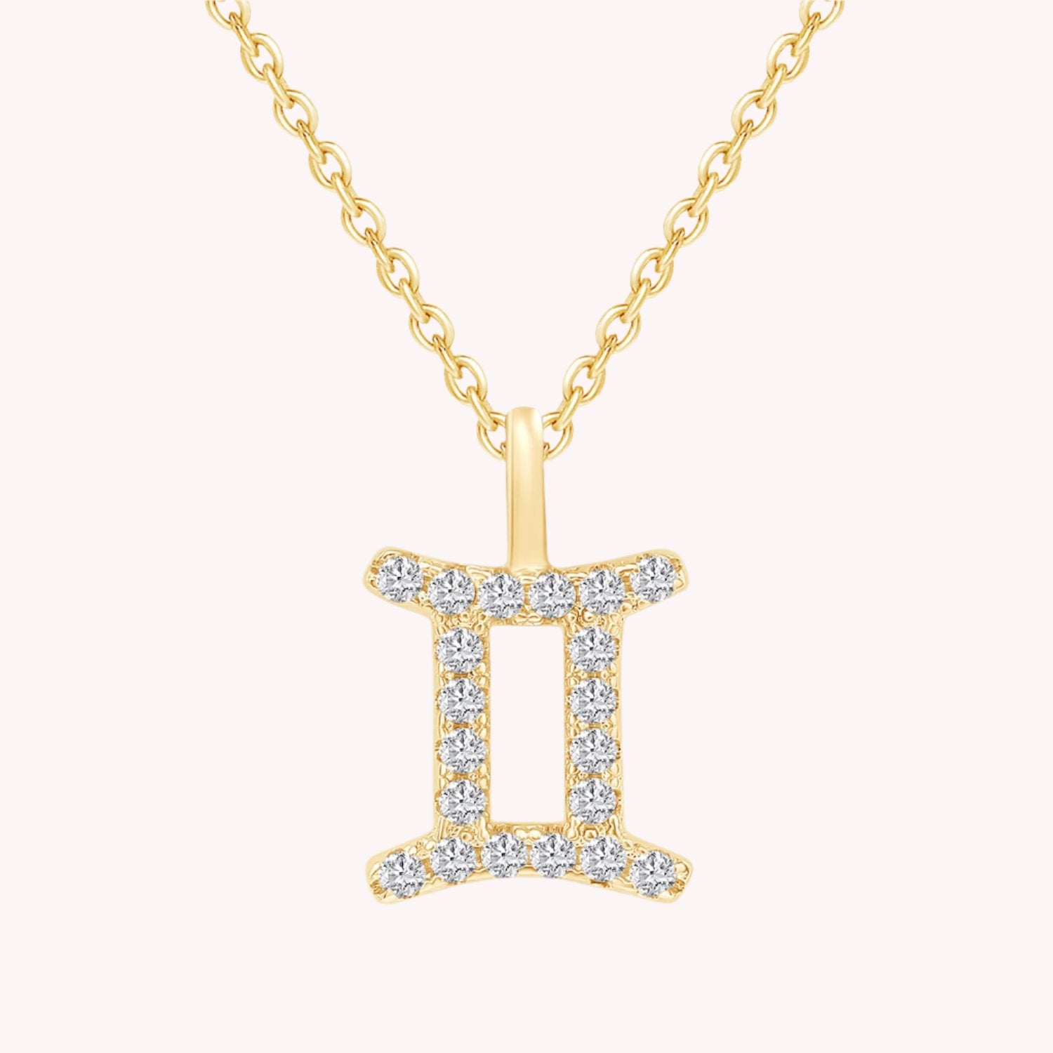 Zodiac Sign's Moissanite Diamond Necklace