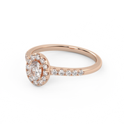 Oval & Round 0.60 Carat Lab Diamond Ring – IGI Certified