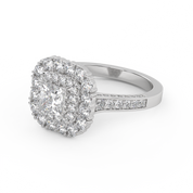 Princess & Round Cut Lab Diamond Ring – IGI Certified