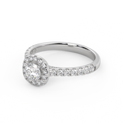 Round 1.00 Carat Lab Diamond Engagement Ring – IGI Certified