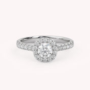 Round 1.00 Carat Lab Diamond Engagement Ring – IGI Certified