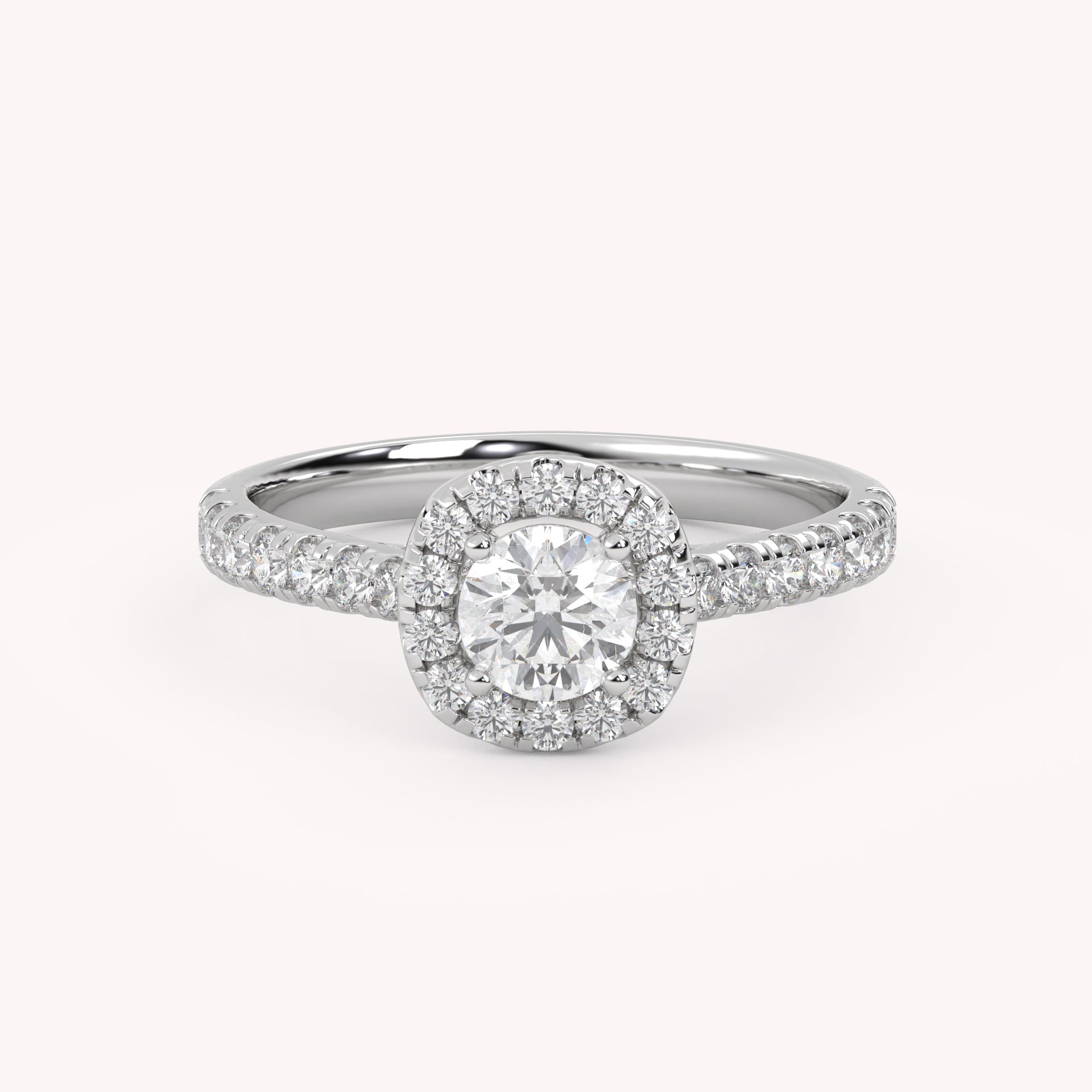Round 1.00 Carat Lab Diamond Engagement Ring – IGI Certified