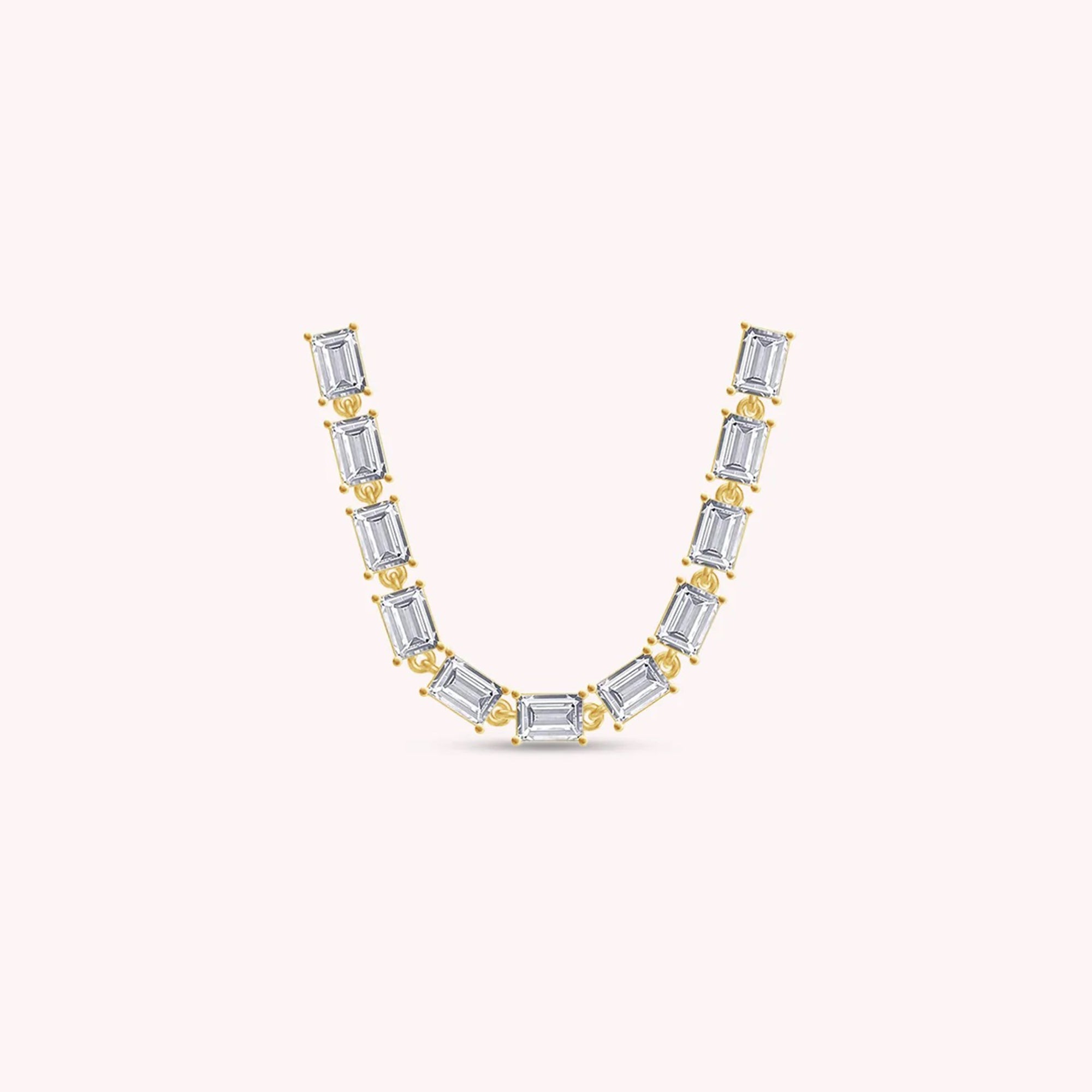 Baguette Shape Versatile Lab Created Moissanite Single Piece Earring Lobe or Helix Style