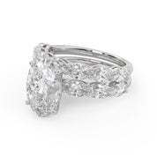 IGI Certified Lab Grown Diamond Oval Shape Solitaire Engagement Ring