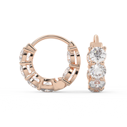 IGI Certified Lab Grown Diamond Insideout Hoop Earrings