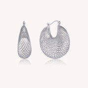 Lan Chunky Filigree Hoop Earrings