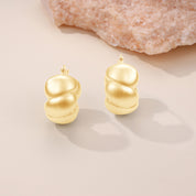 Eva Chunky Bold Bubble Hoop Earrings