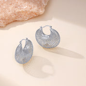 Lan Chunky Filigree Hoop Earrings