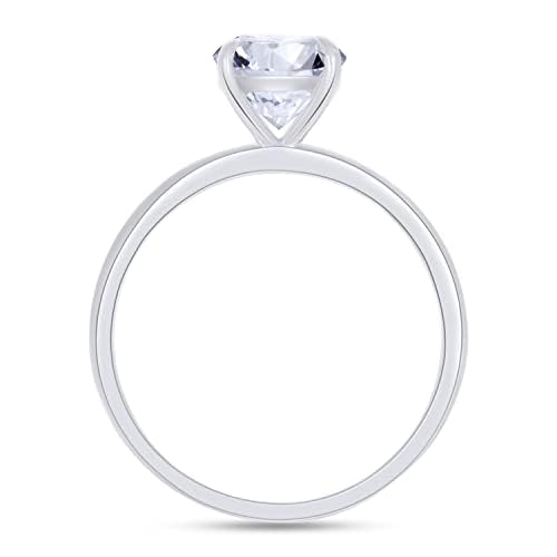 
                      
                        1 1/3 CT Oval Cut Lab Created Moissanite Diamond Solitaire Engagement Ring For Women In 10K Solid Gold (Clarity : VVS1, 1.33 CT)
                      
                    