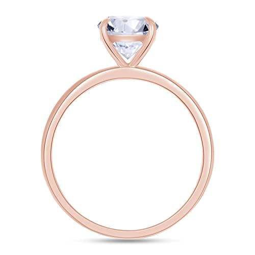 
                      
                        1 1/3 CT Oval Cut Lab Created Moissanite Diamond Solitaire Engagement Ring For Women In 10K Solid Gold (Clarity : VVS1, 1.33 CT)
                      
                    