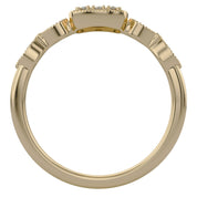 Cushion Shaped Promise Lab Grown Diamond Ring