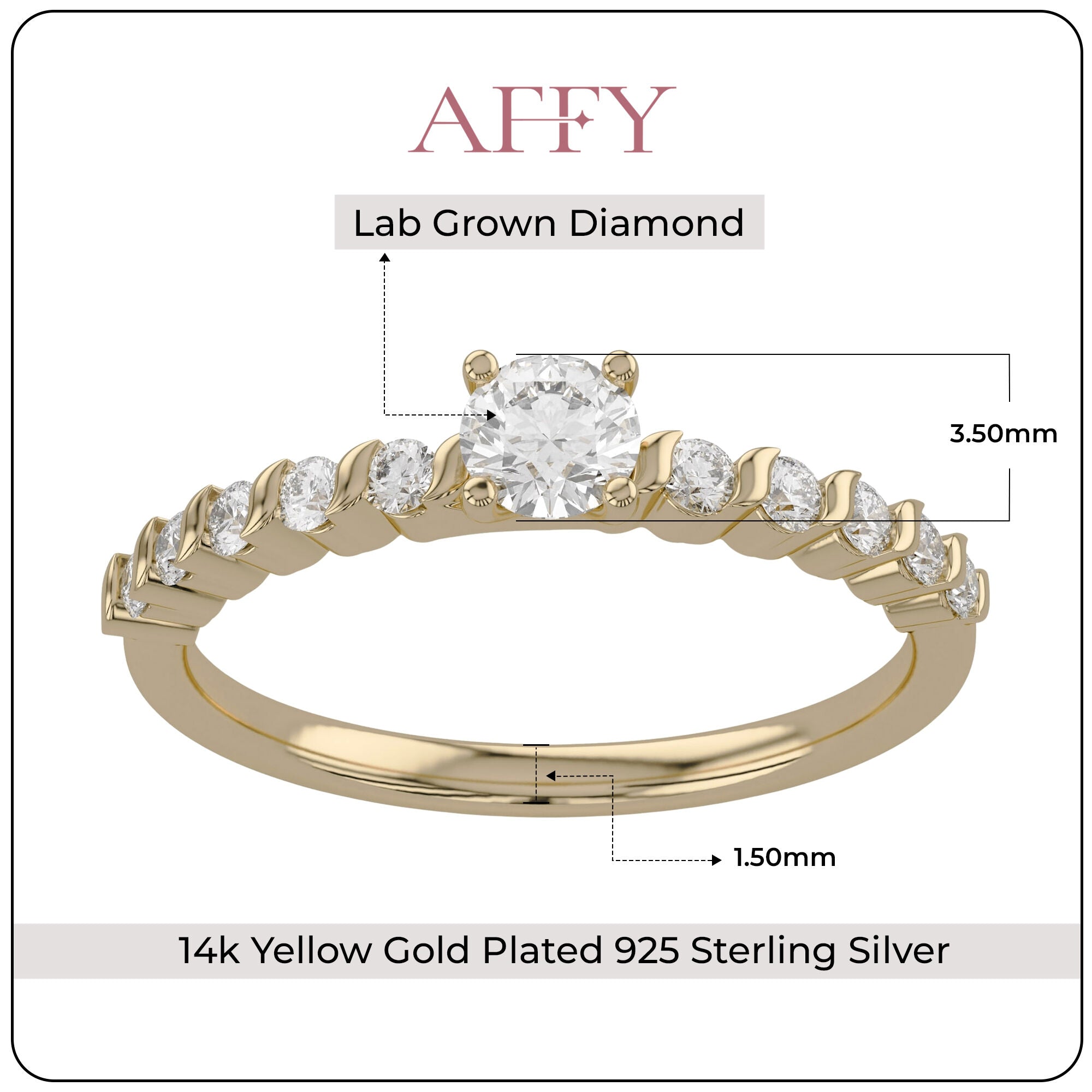 Stackable Promise Lab Grown Diamond Ring