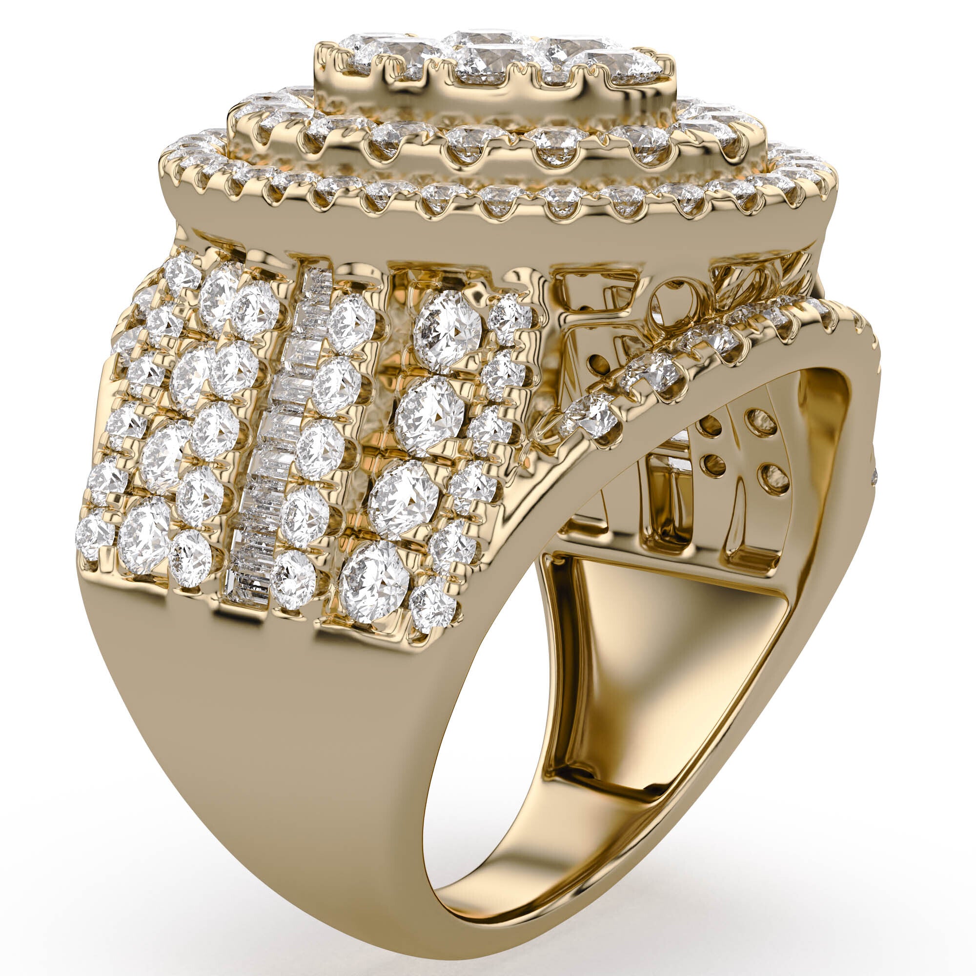 Oval Frame Halo Engagement Lab Grown Diamond Ring