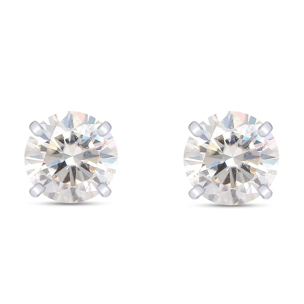 
                      
                        4/5 Carat Lab Created Moissanite Diamond Screw Back Solitaire Stud Earrings in 10K or 14K Solid Gold For Women (0.80 Cttw)
                      
                    