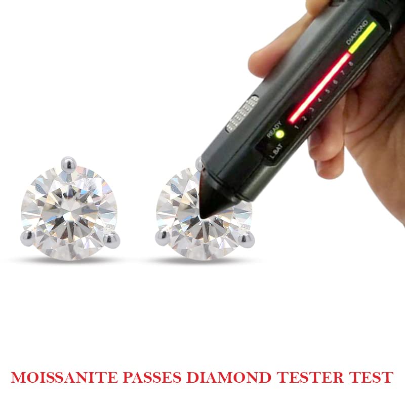 
                      
                        6.5MM Round Cut Lab Created Moissanite Diamond Solitaire Stud Earrings In 10K Or 14K Solid Gold (1.80 Cttw)
                      
                    