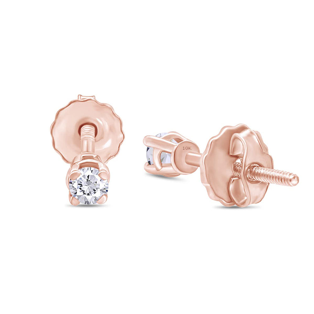 
                      
                        Lab Created Moissanite Diamond Screw Back Stud Earrings In 10K Solid Gold For Women (0.04 Ctw to 0.20 Ctw)
                      
                    