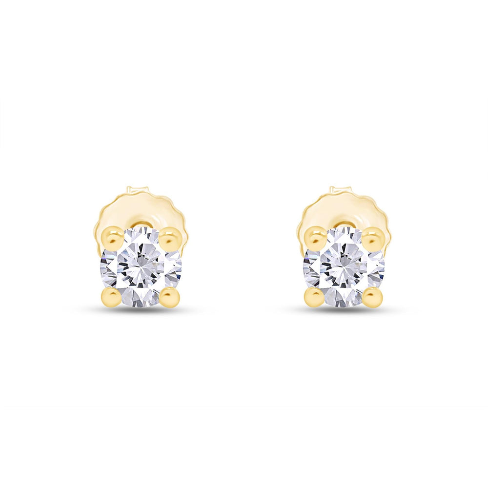 
                      
                        0.08ct to 1/2ct Lab Grown Diamond Round Stud Earrings for Women in 14k Gold (G-H Color, SI-I Clarity) Prong Set Round Cut Screw Back Studs
                      
                    