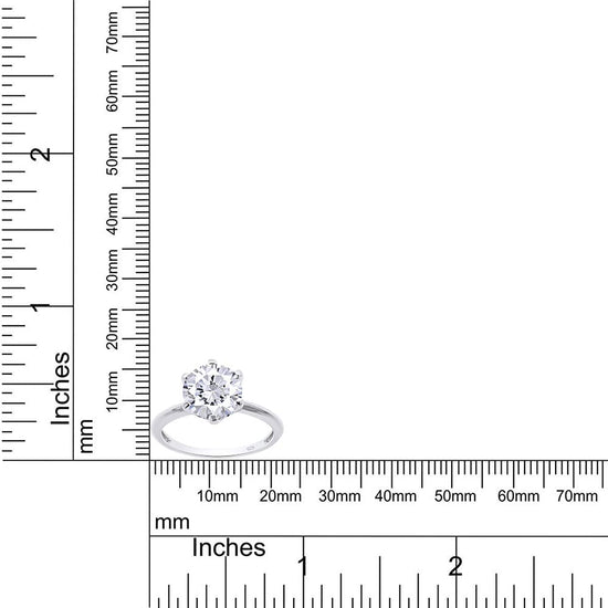 Load image into Gallery viewer, 2 Carat 8.5MM Round Cut Lab Created Moissanite Diamond Solitaire Engagement Wedding Promise Ring In 925 Sterling Silver
