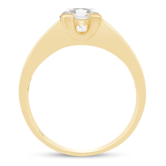 1 3/4 ct. t.w 7MM Princess Cut Lab Created Moissanite Diamond Solitaire Wedding Engagement Ring for Women in 10K or 14K Solid Gold (1.75 Cttw)