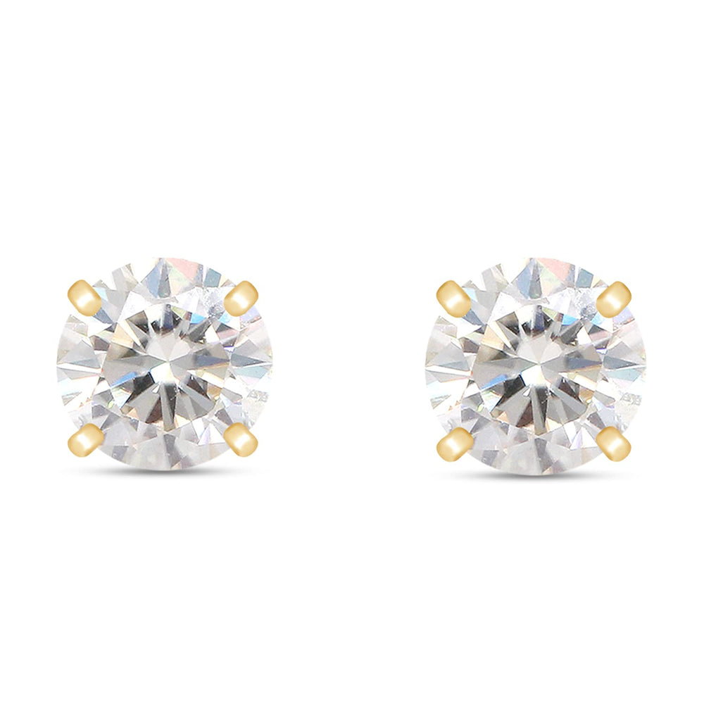 
                      
                        4/5 Carat Lab Created Moissanite Diamond Screw Back Stud Earrings In 925 Sterling Silver (0.80 Cttw)
                      
                    