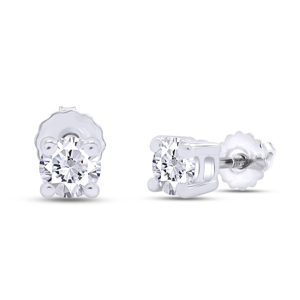 
                      
                        0.08ct to 1/2ct Lab Grown Diamond Round Stud Earrings for Women in 14k Gold (F-G Color, VS-SI Clarity) Prong Set Round Cut Screw Back Studs
                      
                    