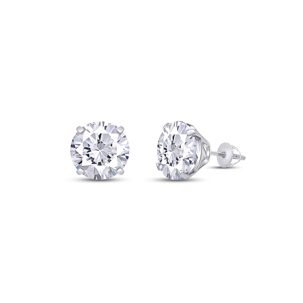 
                      
                        0.20 Ct- 7.00 Carat Lab Created Moissanite Diamond Screw Back Stud Earrings In 14K Solid Gold For Women (3MM - 10MM)
                      
                    