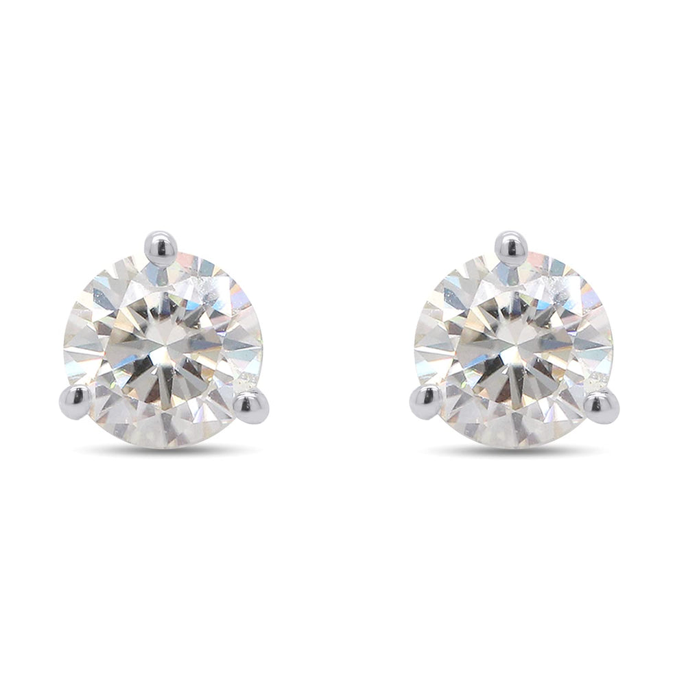 
                      
                        6.5MM Round Cut Lab Created Moissanite Diamond Solitaire Stud Earrings In 10K Or 14K Solid Gold (1.80 Cttw)
                      
                    