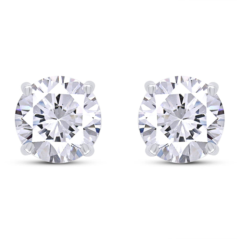 
                      
                        2.50 Carat 7MM Round Cut Lab Created Moissanite Diamond Push Back Stud Earrings In 925 Sterling Silver (2.50 Cttw)
                      
                    