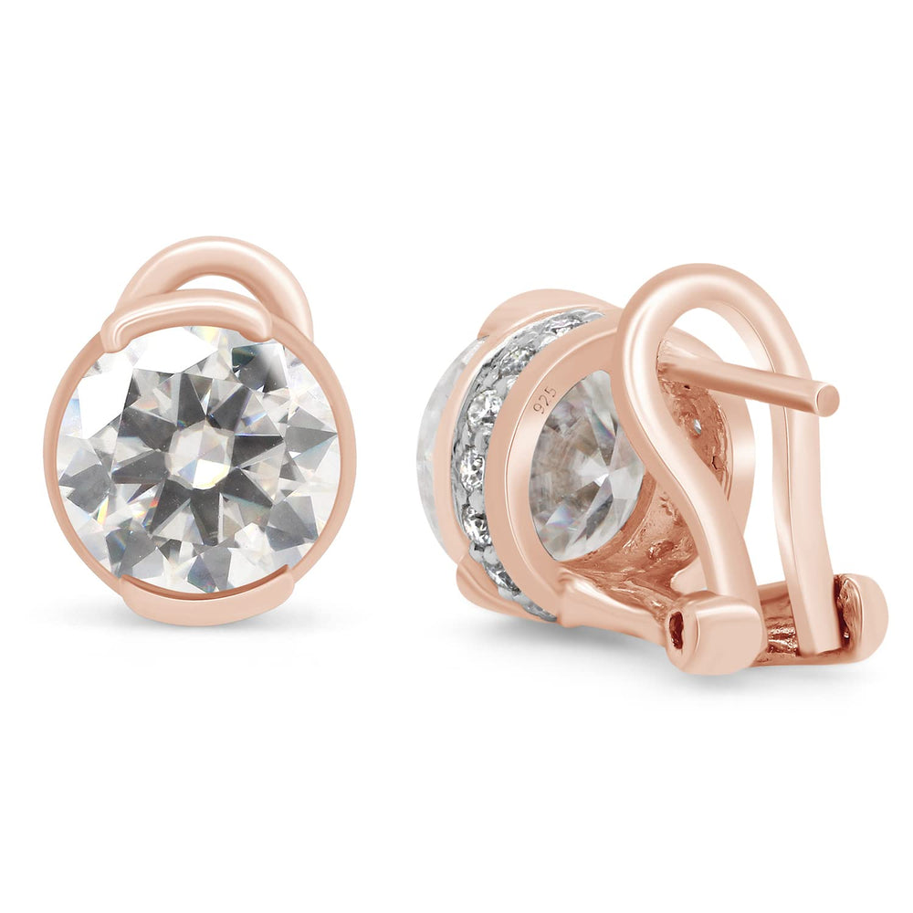 
                      
                        3 1/2 Carat 8MM Round Cut Lab Created Moissanite Diamond Solitaire Stud Earrings In 925 Sterling Silver (3.50 Cttw)
                      
                    