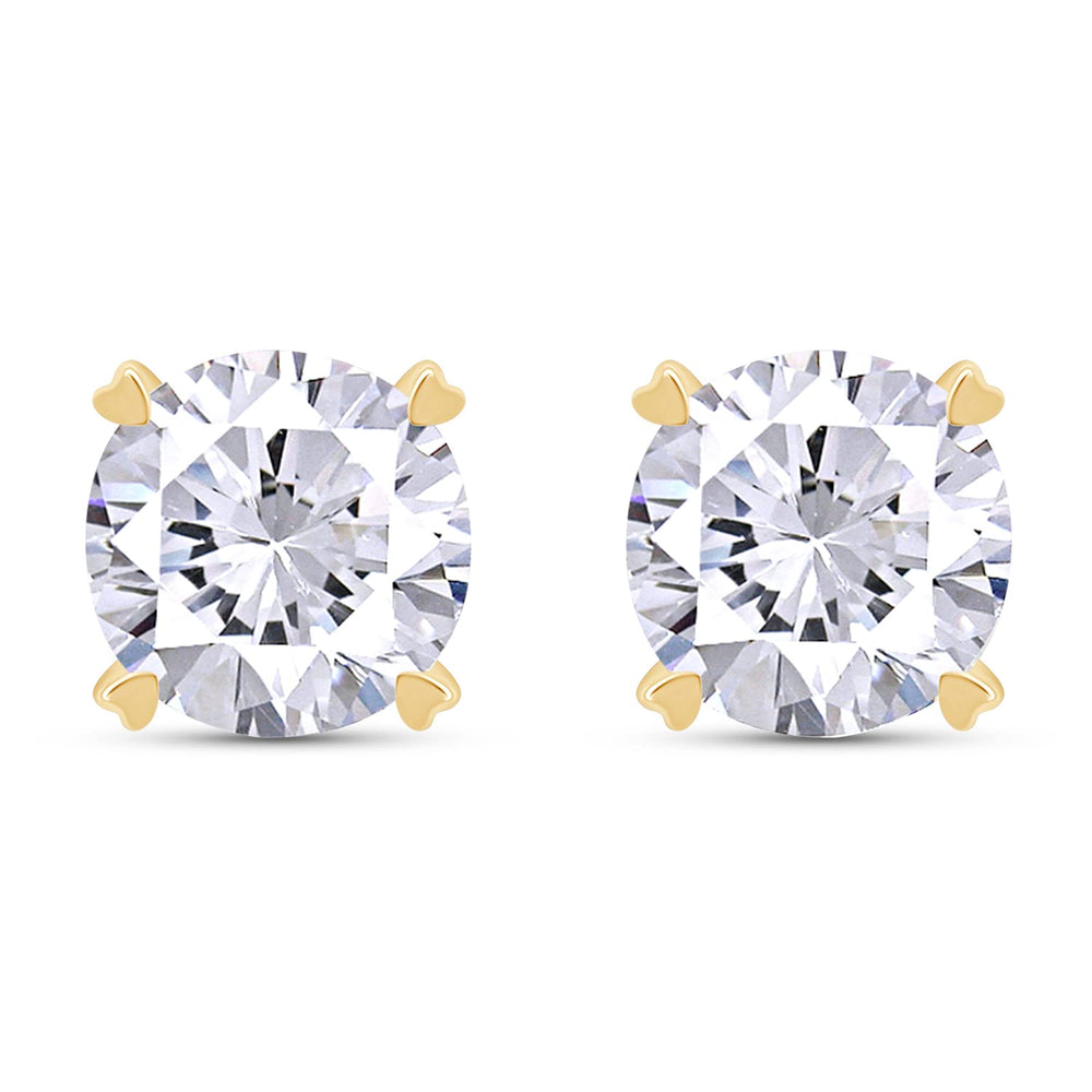 
                      
                        2ct 6.5mm Round Cut Lab Created Moissanite Diamond Solitaire Stud Earring For Women In 14K Solid Gold
                      
                    