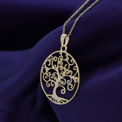 Tree of Life Filigree Pendant Necklace