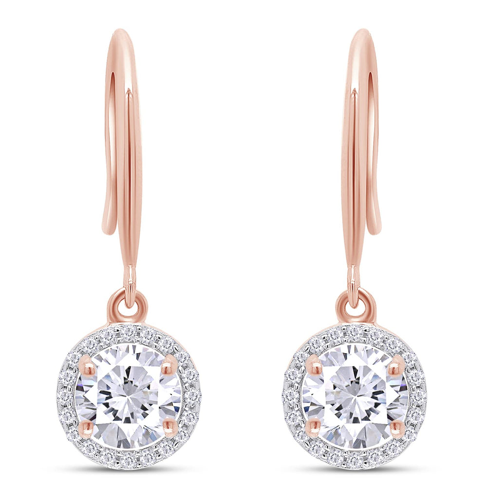 
                      
                        2 1/5 Carat Round Cut Lab Created Moissanite Diamond Fishhook Drop Dangle Earrings In 925 Sterling Silver (2.20 Cttw)
                      
                    