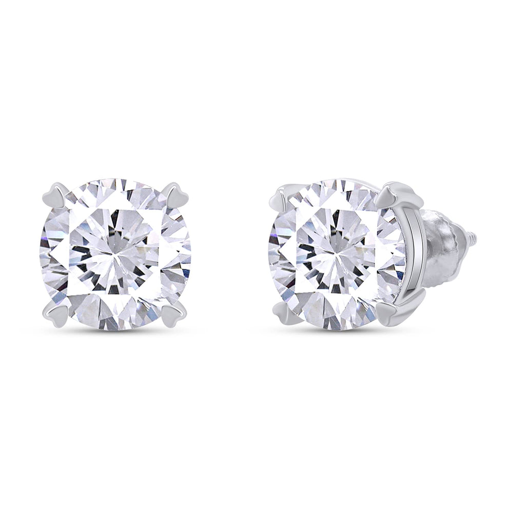 
                      
                        2ct 6.5mm Round Cut Lab Created Moissanite Diamond Solitaire Stud Earring For Women In 14K Solid Gold
                      
                    