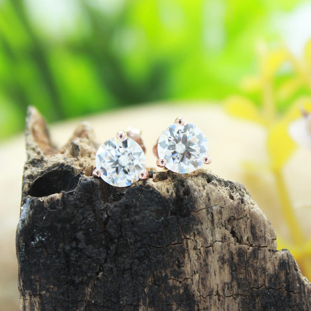 
                      
                        6.5MM Round Cut Lab Created Moissanite Diamond Solitaire Stud Earrings In 10K Or 14K Solid Gold (1.80 Cttw)
                      
                    