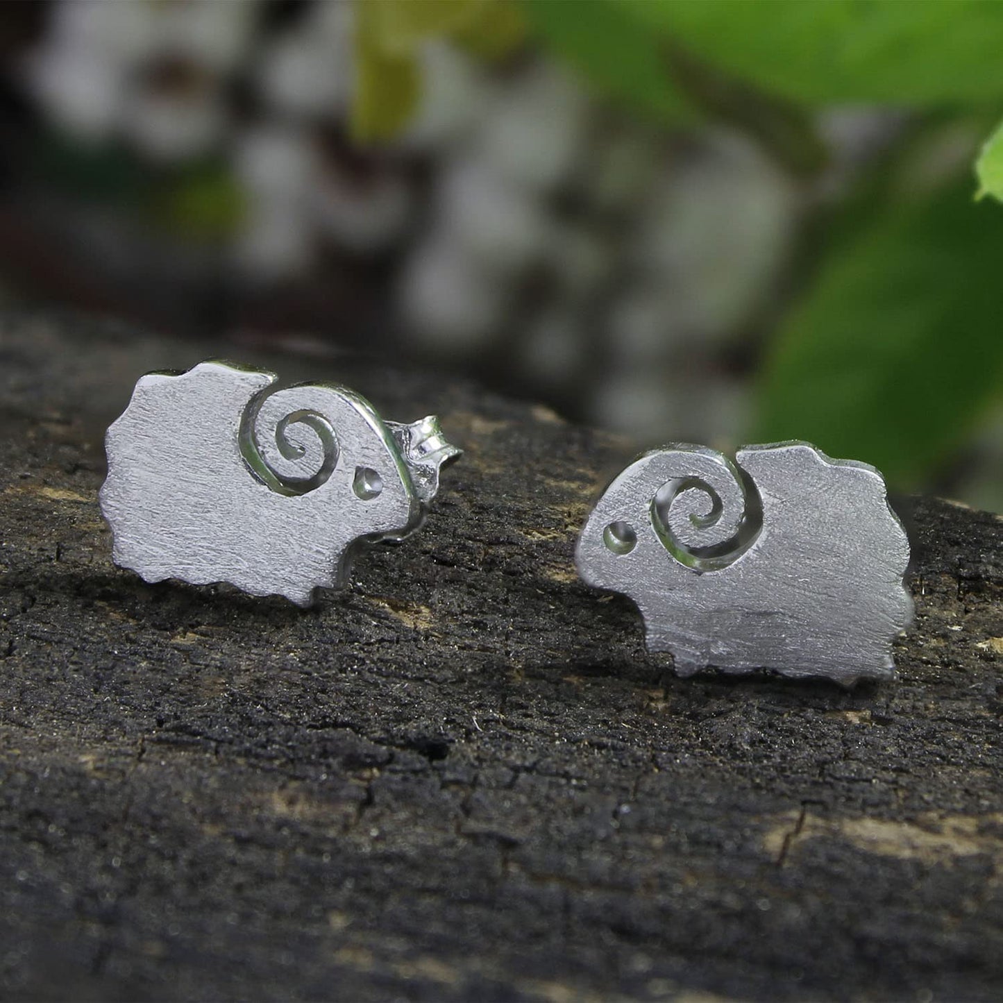 Sheep Stud Earrings Jewelry for Women in 925 Sterling Silver