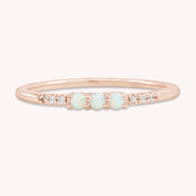 Created Opal Stackable Ring