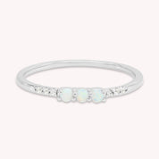 Created Opal Stackable Ring