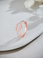 Infinity Heart Promise Lab Grown Diamond Ring