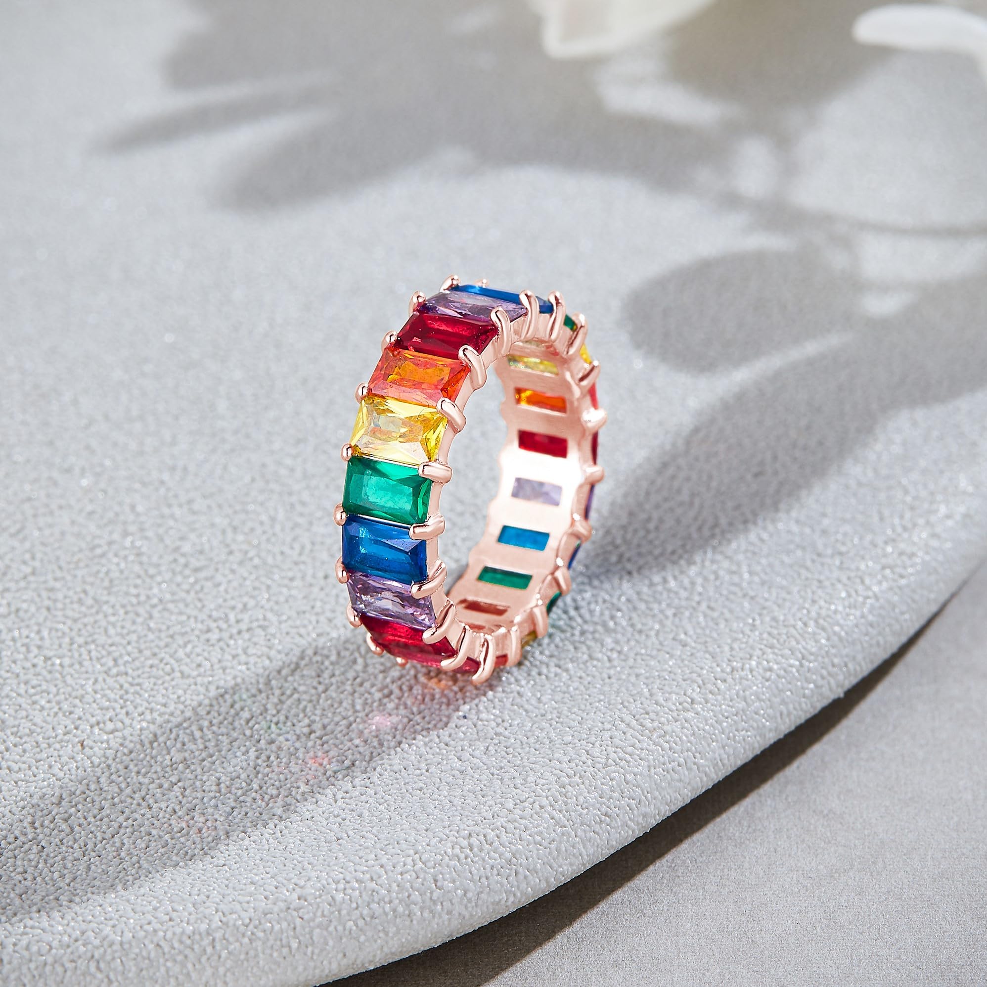 Eternity Rainbow Radiance Ring