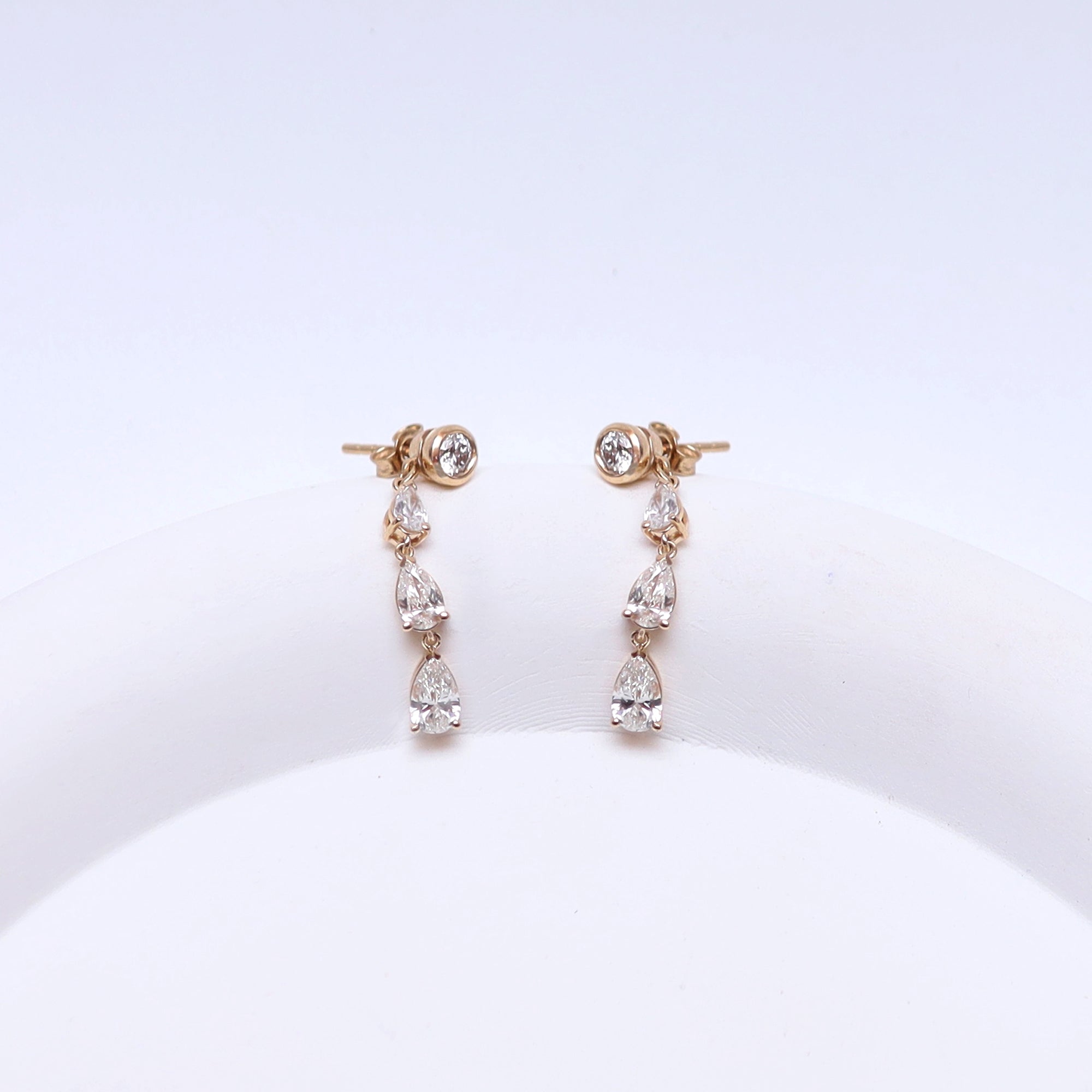 Glamorous Degradé Dangling Earrings